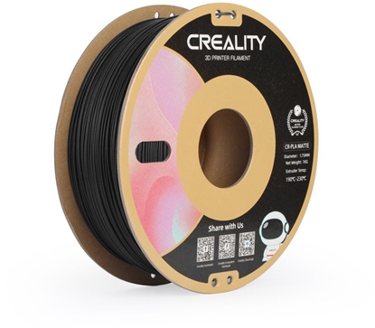 Attēls no Creality CR-PLA Matte filament for 3D printers, 1.75 mm, matte black