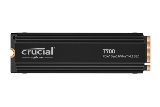 Изображение Crucial T700 with heatsink   2TB PCIe Gen5 NVMe M.2 SSD