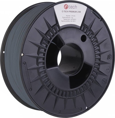 Attēls no C-Tech C-TECH Tisková struna (filament) PREMIUM LINE, PLA, edomodrá, RAL7031, 1,75mm, 1kg