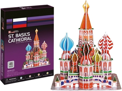 Attēls no Cubicfun Puzzle 3D - Sobór Wasyla, 214 elementów (GXP-640456)