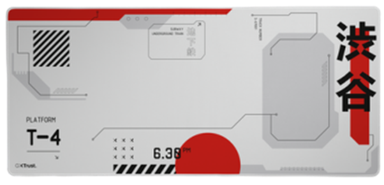 Picture of Datorpeles paliktnis Trust GXT 759W XXL Japan White