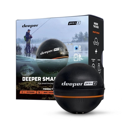 Attēls no Deeper Smart Sonar PRO+2 Sonar, Black