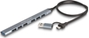 Picture of Delock 7 Port Slim USB Hub with USB Type-C™ or USB Type-A to 1 x USB 5 Gbps Type-A + 6 x USB 2.0 Type-A