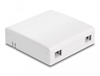 Picture of Delock Optical Fiber Connection Box for wall mounting for 2 x SC Simplex or LC Duplex white