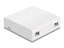 Picture of Delock Optical Fiber Connection Box for wall mounting for 2 x SC Simplex or LC Duplex white
