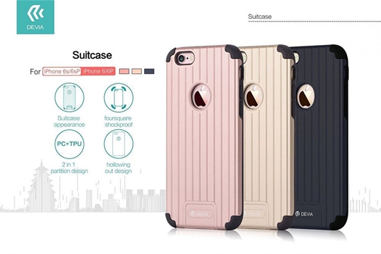 Picture of Devia Apple iPhone 6 / 6s Plus Suitcase Rose Gold