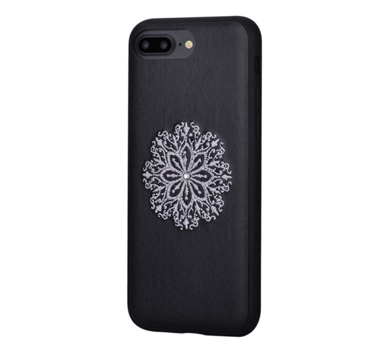Picture of Devia Apple iPhone 7 Plus/8 Plus Flower Embroidery Case Black
