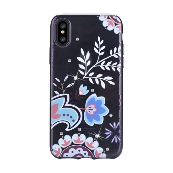 Picture of Devia Apple iPhone X Crystal Bloosom case Black