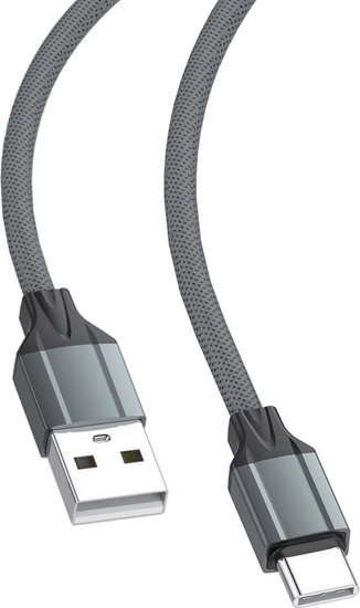 Picture of Kabel USB V7 USB-A - USB-C 2 m Szary (50494)