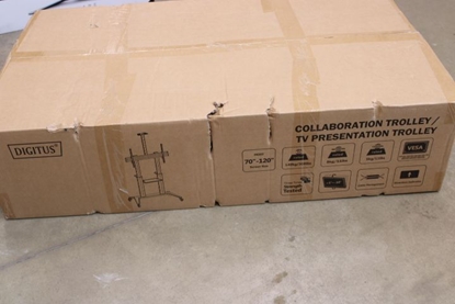 Attēls no Digitus SALE OUT. TV Cart, 70-120" 140 kg max., Black | | Other | 70-120 " | Maximum weight (capacity) 140 kg | DAMAGED PACKAGING | Black