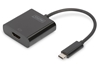 Picture of Adapter graficzny HDMI 4K 30Hz UHD na USB 3.1 Typ C, z audio, czarny, dł. 15cm