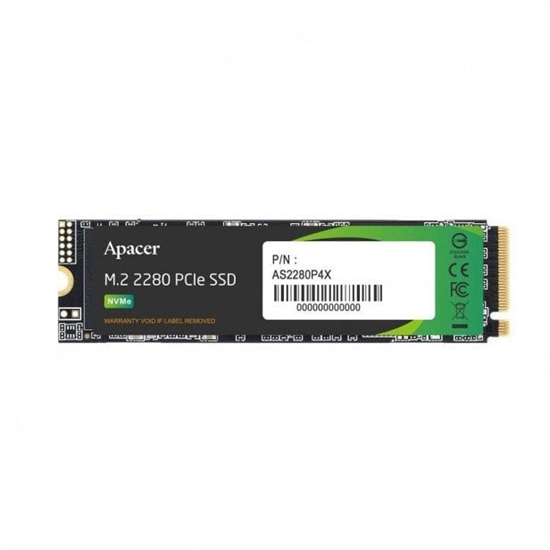 Picture of Dysk SSD Apacer AS2280P4X 256GB M.2 PCIe NVMe Gen3 x4 2280 (2100/1300 MB/s) 3D NAND