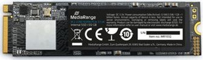 Attēls no Dysk SSD MediaRange 512GB M.2 2280 PCI-E x4 Gen3.1 NVMe (MR1032)