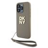 Picture of DKNY DKNY Wrist Strap Stock Logo - Etui iPhone 15 Pro Max (beowy)