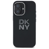 Изображение DKNY DKNY DKHCP16SSMCBSK iPhone 16 6.1" black/black hardcase Liquid Silicone Metal Logo