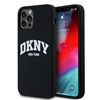 Picture of DKNY DKNY Liquid Silicone White Printed Logo MagSafe - Etui iPhone 12 / iPhone 12 Pro (czarny)