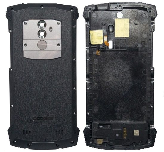 Picture of Doogee S55 Back Cover (Black - Black)