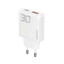 Attēls no Dudao GaN Dudao A30EU 30W USB-A / USB-C Wall Charger - White