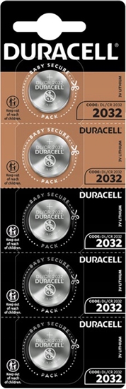 Picture of Duracell Batterie Knopfzelle CR2032 3.0V Lithium        5St.