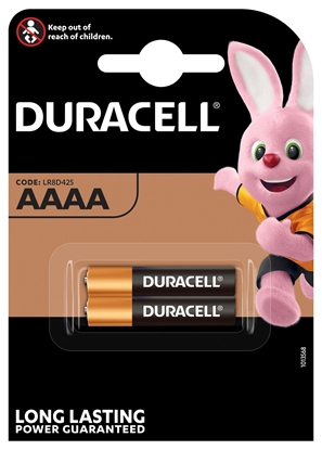 Picture of Duracell ULTRA POWER AAAA MX2500 Alkaline 1.5V Batteries 2pcs