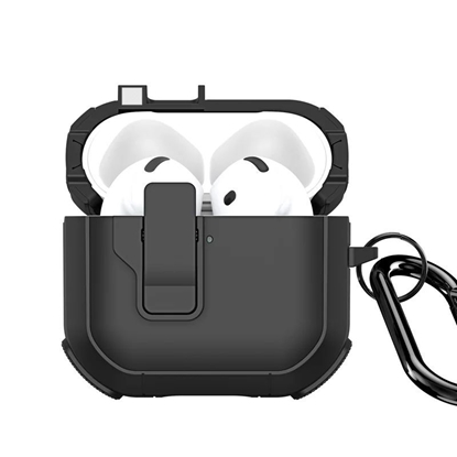 Picture of Dux Ducis - AirPods 4 PECP Series PC+TPU Cover with Hook Black