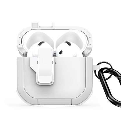 Picture of Dux Ducis - AirPods 4 PECP Series PC+TPU Cover with Hook White