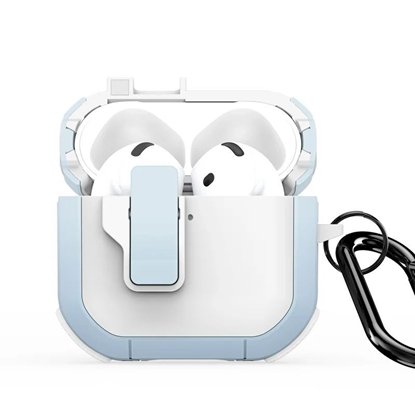 Picture of Dux Ducis - AirPods 4 PECP Series PC+TPU Cover with Hook White Blue