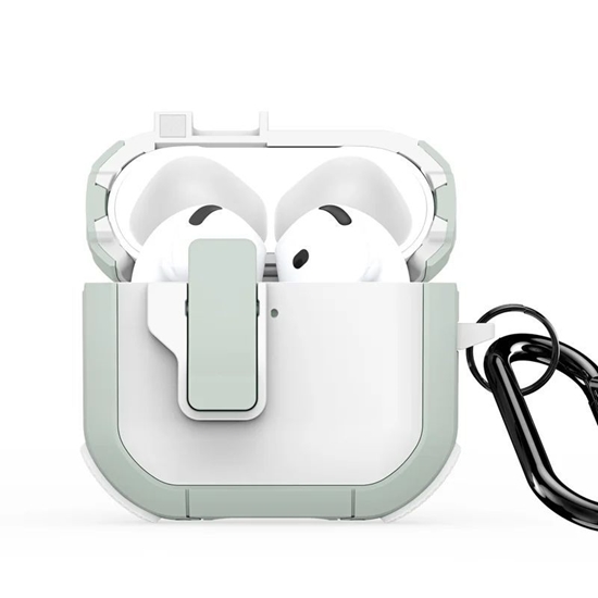 Picture of Dux Ducis - AirPods 4 PECP Series PC+TPU Cover with Hook White Green