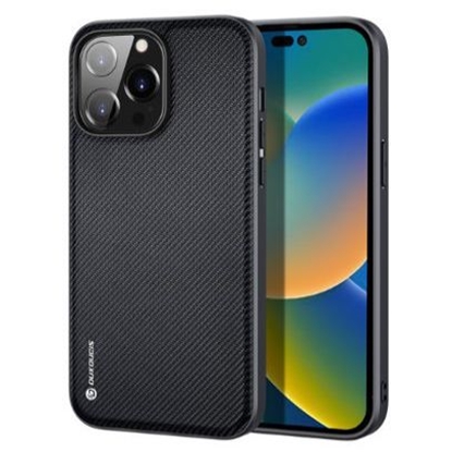 Picture of Dux Ducis Apple iPhone 14 Pro Max Fino case cover made of nylon material Black