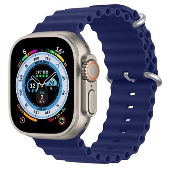 Picture of Dux Ducis Silicone Strap for Apple Watch 38/40/41/42MM Navy Blue