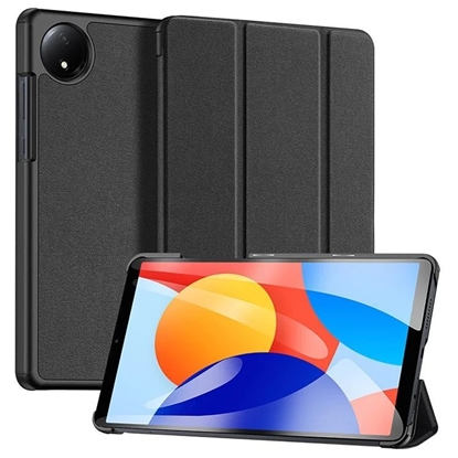Picture of Dux Ducis Xiaomi Redmi Pad SE 8.7 Domo Series Tri-fold Stand PU Leather Tablet Cover Black