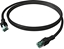 Picture of EasyLan DualBoot® PushPull Patch Cable Cat.6A (Class EA), S/FTP, RJ45 / RJ45, czarny, 7,5 m