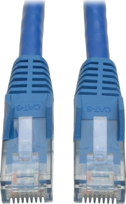 Picture of Eaton Eaton Tripp Lite Series Cat6 Gigabit Snagless Molded (UTP) Ethernet Cable (RJ45 M/M), PoE, Blue, 15 ft. (4.57 m) - Patch-Kabel - RJ-45 (M) zu RJ-45 (M) - 4.6 m - UTP - CAT 6 - geformt, ohne Haken, verseilt - Blau