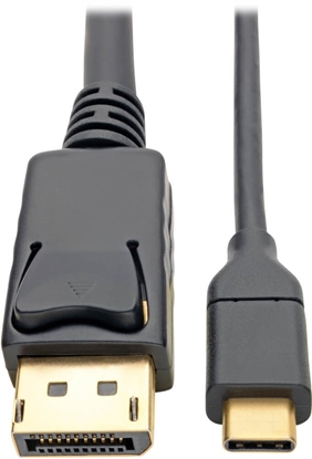 Picture of Eaton Tripp Lite Series USB-C to DisplayPort Cable, 4K @ 60Hz, Thunderbolt 3, USB Type C, USB-C, USB Type-C, 6' 6ft. - Adapterkabel - 24 pin USB-C (M) zu DisplayPort (M) - USB 3.1 Gen 1 / Thunderbolt 3 / DisplayPort 1.2 - 1.83 m - 4K Unterstutzung -