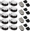 Picture of Ecost Customer Return Pack of 24 Stainless Steel Glass Holder Clamps, Suitable for 6-8 mm Glass