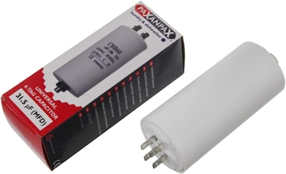 Attēls no Ecost Customer Return, Paxanpax Pld061 Universal Capacitor 31.5Uf, 31.5Mfd, 450Vac