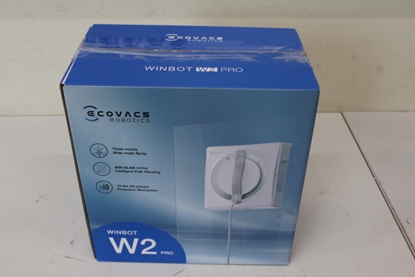 Attēls no Ecovacs SALE OUT. Window cleaning robot WINBOT W2 PRO, Auto-Spray, Straight-and-steady climbing, WIN-SLAM 4.0 | Window Cleaning Robot | WINBOT W2 PRO | Corded | 2800 Pa | White | DAMAGED PACKAGING, USED, DIRTY, SCRATCHED, USED LIQUID BOTTLE