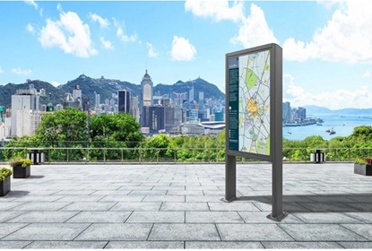 Attēls no EDBAK POK91 Stand for 49" outdoor, Black |