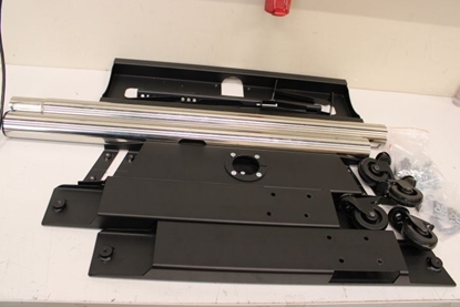 Attēls no EDBAK SALE OUT. Floor stand TR5E 42-65 " Trolleys & Stands Maximum weight (capacity) 50 kg USED AS DEMO, SCRATCHED, MISSING HEXAGON WRENCHES Black