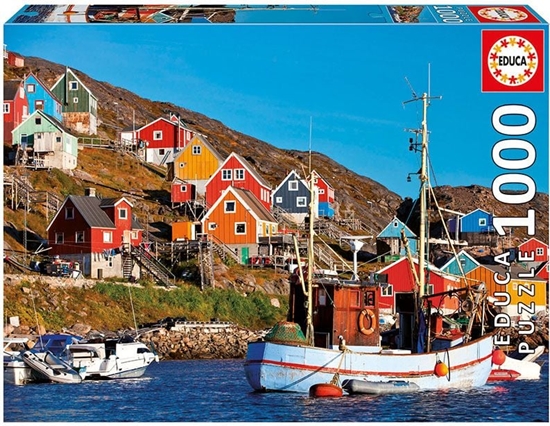 Picture of Educa Puzzle Nordic houses 1000 elementów