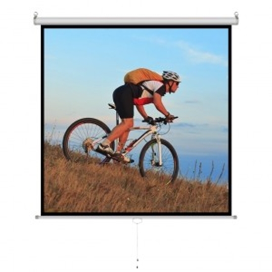 Picture of Ekran ręczny półautomat 1:1 70" 178x178cm MS-70 1:1