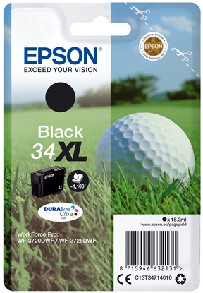 Изображение Epson ink cartridge black DURABrite Ultra Ink 34 XL T 3471