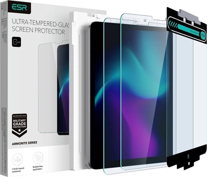 Attēls no ESR SZKO HARTOWANE ESR ARMORITE 2-PACK IPAD AIR 10.9 4 / 5 / 2020-2022 / PRO 11 2 / 3 / 4 / 2020-2022 CLEAR