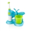 Picture of ETA | Toothbrush with water cup and holder | Sonetic  ETA129490080 | Battery operated | For kids | Number of brush heads included 2 | Number of teeth brushing modes 2 | Blue