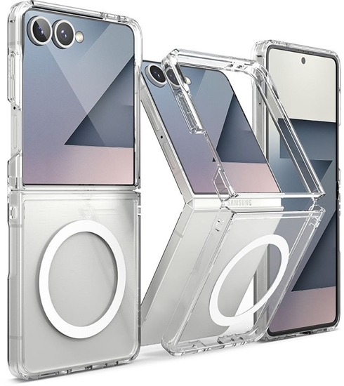 Picture of Ringke Ringke Fusion Magnetic MagSafe Case for Samsung Galaxy Z Flip 7 - Clear