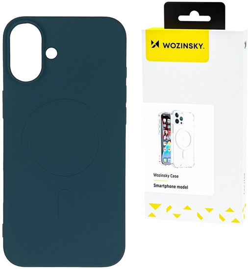 Изображение Wozinsky Liquid Silicone Case MagSafe for Samsung Galaxy S25+ - Blue