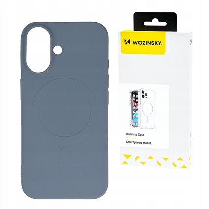 Изображение Wozinsky Liquid Silicone Case MagSafe for Samsung Galaxy S25+ - Gray