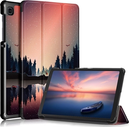 Picture of Etui na tablet Strado Etui Graficzne Smart Case do Samsung Galaxy Tab A7 Lite 8.7 T220/T225 (Night Lake) uniwersalny