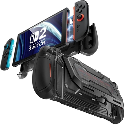 Attēls no Etui Nintendo Switch 2 Supcase Titan pancerne, czarne