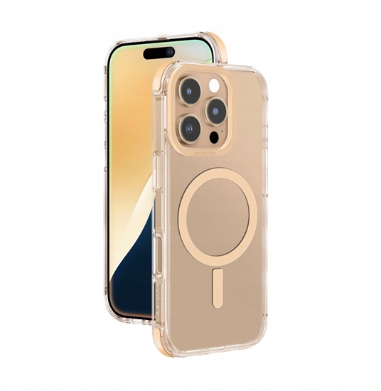 Picture of Etui silikonowe AMAZINGTHING Omni Mag Case do iPhone 16 Pro - róowe zoto